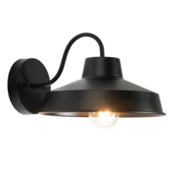 Quarry 9.84" Outdoor Sconce (Set Of 2) - PLT7022 - Black - Safavieh -My home decor GUEST 0152e378 7454 4482 a2cf 5b5a8e82b354