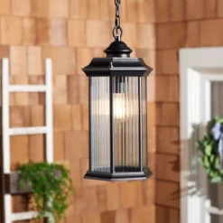 Hylan 8.27" Outdoor Pendant - PLT7007 - Black - Safavieh -My home decor GUEST 0170dd15 68e4 4aab 8654 0a92653154b4