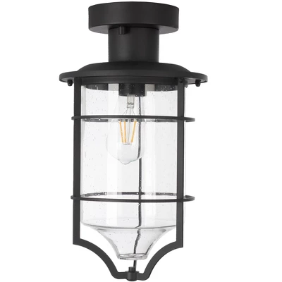 Rueda 8.2" Outdoor Flush Mount - PLT7039 - Bronze - Safavieh 3 Rueda 8.2" Outdoor Flush Mount - PLT7039 - Bronze - Safavieh - Image 3