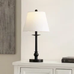 Clysa Table Lamp - 21 Inch Height - TBL4502 - Black - Safavieh -My home decor GUEST 0405a31a 8f68 4497 a3a4 0d5521095dfe