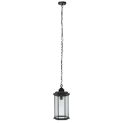 Hylan 8.27" Outdoor Pendant - PLT7007 - Black - Safavieh -My home decor GUEST 07ca993d e051 4420 8d5f 302e8c58ac6c