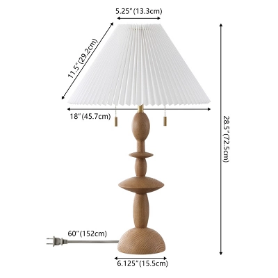 Mensy Table Lamp - 28.5 Inch Height - TBL4595 - Natural - Safavieh 4 Mensy Table Lamp - 28.5 Inch Height - TBL4595 - Natural - Safavieh - Image 4