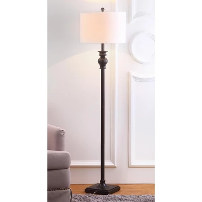 Alphie Floor Lamp - LIT4344 - Ebony - Safavieh 2 Alphie Floor Lamp - LIT4344 - Ebony - Safavieh - Image 2