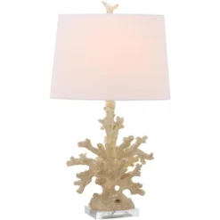 Faux Coral Branch Table Lamp (Set Of 2) - 28.5 Inch Height - LIT4161 - Creme - Safavieh -My home decor GUEST 0cef3a1b ebef 4537 ad6e a32d4230df00
