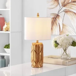 Wilsa Table Lamp - 22.5 Inch Height - TBL4229 - Gold - Safavieh -My home decor GUEST 15a5d4a1 0daf 4595 8b21 8a0dc3249631