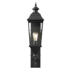 Braden Outdoor Wall Sconce - PLT4084 - Black - Safavieh -My home decor GUEST 1826f78f 31e3 4e89 aee5 9265cb6261fa