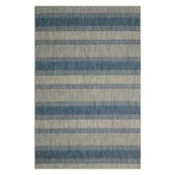 Clara Outdoor Rug Gray/Navy - Safavieh -My home decor GUEST 186e2dd0 d369 465f ae2d d2776d473e08