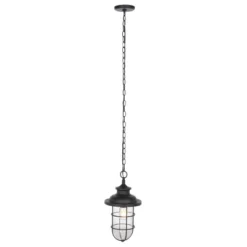 Adelle 9" Outdoor Pendant - PLT7013 - Black - Safavieh