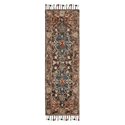 Amanda Floral Tufted Area Rug - Safavieh 6 Amanda Floral Tufted Area Rug - Safavieh - Image 6