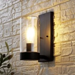 Lianne 6.25" Outdoor Sconce (Set Of 2) - PLT4038 - Black - Safavieh 5 Lianne 6.25" Outdoor Sconce (Set Of 2) - PLT4038 - Black - Safavieh -My home decor GUEST 1c619d16 f8a3 4f6a 9d72 b02275aeda0b