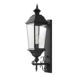 Braden Outdoor Wall Sconce - PLT4084 - Black - Safavieh -My home decor GUEST 22348410 5760 4b1e 84b2 72dd0ee62bda