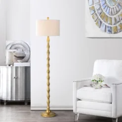 Aurelia Floor Lamp - Antique Gold - Safavieh -My home decor GUEST 246da8a5 bbec 4ce6 be8f 0f8fbfa2edf1