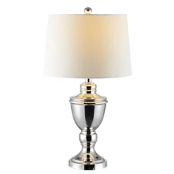 Ressa Table Lamp - 27 Inch Height - TBL4225 - Nickle - Safavieh -My home decor GUEST 24e68ed1 37c1 4ac8 978d 31b2d069f564
