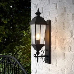 Braden Outdoor Wall Sconce - PLT4084 - Black - Safavieh -My home decor GUEST 2828569f 2525 4371 9415 5ff65cae83a4