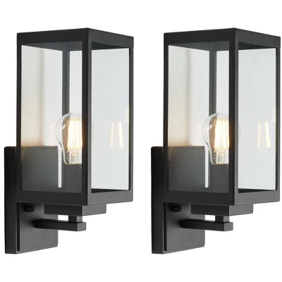 Rinnah 6.2" Outdoor Sconce (Set Of 2) - PLT7035 - Bronze - Safavieh 1 Rinnah 6.2" Outdoor Sconce (Set Of 2) - PLT7035 - Bronze - Safavieh
