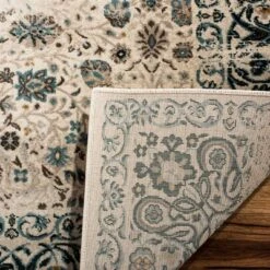 Beige/Blue Floral Loomed Area Rug 8'X10' - Safavieh -My home decor GUEST 2bdda1d7 de93 412a ab11 2ecdf0dee9f4