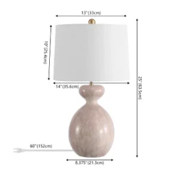 Marialla 25" Table Lamp - TBL4649 - Ivory - Safavieh -My home decor GUEST 2e190b45 e6f6 40d1 ad7b ac219478c960
