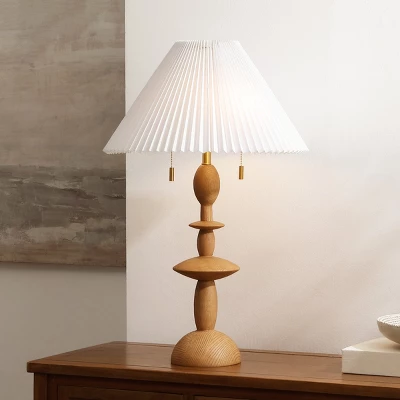 Mensy Table Lamp - 28.5 Inch Height - TBL4595 - Natural - Safavieh 3 Mensy Table Lamp - 28.5 Inch Height - TBL4595 - Natural - Safavieh - Image 3