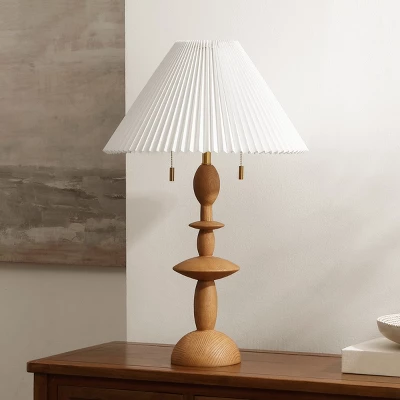 Mensy Table Lamp - 28.5 Inch Height - TBL4595 - Natural - Safavieh 2 Mensy Table Lamp - 28.5 Inch Height - TBL4595 - Natural - Safavieh - Image 2