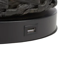 Kirin Table Lamp W/ USB Port - 15 Inch Height - TBL9012 - Safavieh -My home decor GUEST 3581be91 3ef8 45c4 9ed4 79d174f63cf0