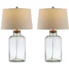 Caden Table Lamp (Set Of 2) - 27.5 Inch Height - TBL4308 - Clear - Safavieh