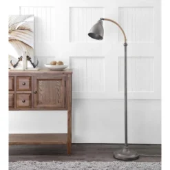 Naldo Floor Lamp - FLL4011 - Grey - Safavieh