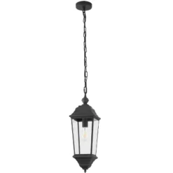Teri 7" Outdoor Pendant - PLT4083 - Black - Safavieh -My home decor GUEST 3b337ec3 67f1 476d b2de e0c3e8eba287