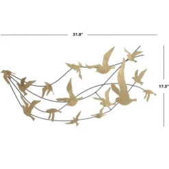 Amarali 32" Iron Wall Decor - WDC5004 - Black/Gold - Safavieh -My home decor GUEST 3b3cae5e 80e3 4144 a738 fa9bbe9c2249