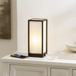 Adel Table Lamp W/ USB Port - 12.25 Inch Height - TBL4504 - Black - Safavieh -My home decor GUEST 3d728785 1fd3 4811 a441 86f9cabccd91