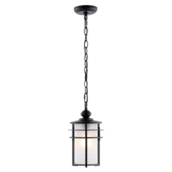 Adisyn 7" Outdoor Pendant - PLT4026 - Black - Safavieh