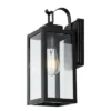Clemens 6.65" Outdoor Sconce (Set Of 2) - PLT4018 - Black - Safavieh