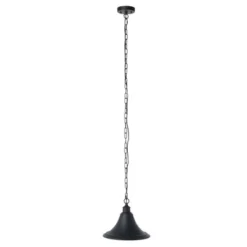 Graylyn 11.8" Outdoor Pendant - PLT7017 - Black - Safavieh -My home decor GUEST 453e3a52 4b40 4edd 9d81 91c0b0efa80d