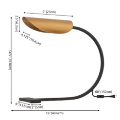 Mari Table Lamp - 14.5 Inch Height - TBL4553 - Antique Gold/Rust - Safavieh -My home decor GUEST 465fe9dc cf79 494d 982a 70db1a1dfdae