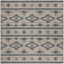 Yarrow Outdoor Rug Navy/Gray - Safavieh -My home decor GUEST 477666a5 0d53 4193 8ae4 e6a36629287e