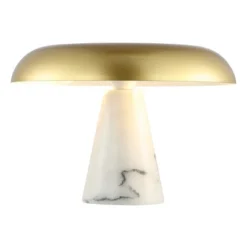 Vaughan 10" Table Lamp - Brass Gold/White - Safavieh -My home decor GUEST 4f78784e 7270 4f62 95e2 6143b4170d40