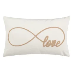 12"x18" Infinite Love Throw Pillow - Safavieh -My home decor GUEST 56cb5de2 a404 4311 b2ed 6e2be72dc6fb