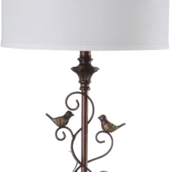 Birdsong Floor Lamp - LIT4338 - Oil Rub Bronze - Safavieh -My home decor GUEST 5bbc08b1 cd24 4ba8 8596 8d2ea8f6f0ee