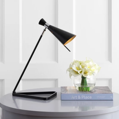 Padric Table Lamp - 21 Inch Height - TBL4038 - Black - Safavieh 2 Padric Table Lamp - 21 Inch Height - TBL4038 - Black - Safavieh - Image 2