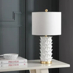 Nico Table Lamp (Set Of 2) - 25 Inch Height - TBL4116 - White/Gold - Safavieh 9 Nico Table Lamp (Set Of 2) - 25 Inch Height - TBL4116 - White/Gold - Safavieh -My home decor GUEST 6970e31e c618 4477 84a4 6e5d36c3ee48
