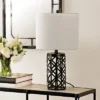 Berny Iron Table Lamp - Black - Safavieh