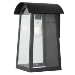 Adalai 8" Outdoor Sconce - PLT4027 - Black - Safavieh