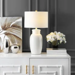 Norsi Table Lamp - Ivory - Safavieh -My home decor GUEST 6deb18f8 04ae 4202 baca b2dca4309adc