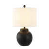 Roux Table Lamp - 19.5 Inch Height - TBL4513 - Black - Safavieh
