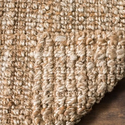 Hilma Solid Woven Fiber Rug Natural - Safavieh 3 Hilma Solid Woven Fiber Rug Natural - Safavieh - Image 3