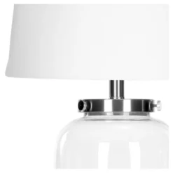 22.5" Evan Fillable Glass Table Lamp Clear (Includes CFL Light Bulb) - Safavieh -My home decor GUEST 71de6d97 7057 4f98 80c6 66b2cde27b00