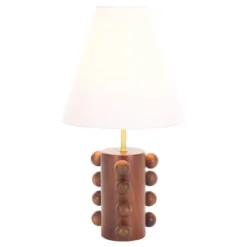 Millie 22" Wood Table Lamp - TBL3023 - Walnut - Safavieh