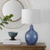 Nadine Glass Table Lamp - Blue - Safavieh