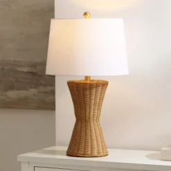 Aitana Table Lamp - 26 Inch Height - TBL4582 - Natural/Brass - Safavieh -My home decor GUEST 7a1c5e27 e21e 4022 a688 7499089a0608