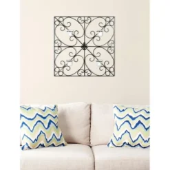 4 Votive Wall Decor - Black - Safavieh