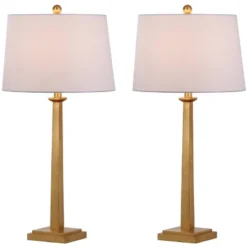 Andino Table Lamp (Set Of 2) - 31.5 Inch Height - TBL4024 - Gold/White - Safavieh